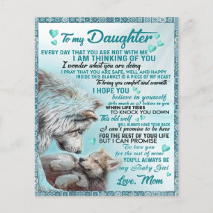 Till min dotter Lejon Familjefytt, Dotter Birthday Flygblad