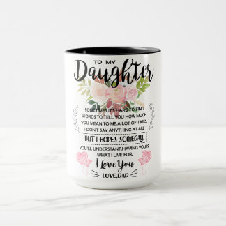 Till min dotter Mugg, jag Kärlek dig så mycket min Mugg