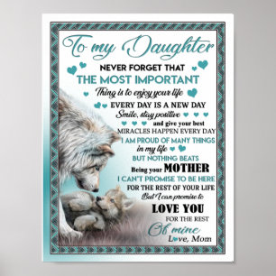 Till min dotter poster