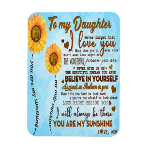 Till min dotter Speciella brev till min dotter Magnet