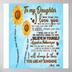 Till min dotter   Speciella brev till min dotter Poster