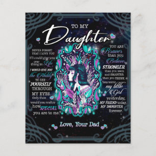Till min dottergåva från Brev till dotter från Pap Flygblad