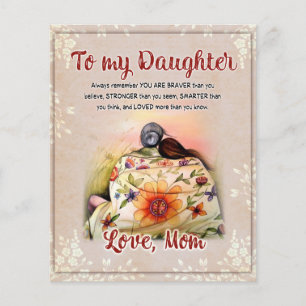Till min dottergåva, Kärlek-Brev-dottern och Mamma Flygblad
