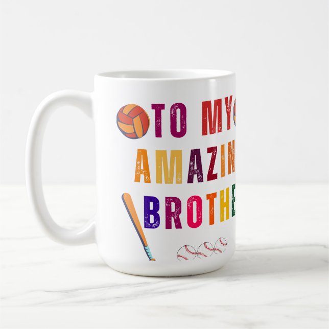 Till min fantastisk Brothers dag Kaffemugg (Vänster)