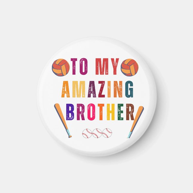 Till min fantastisk Brothers dag Magnet (Framsidan)