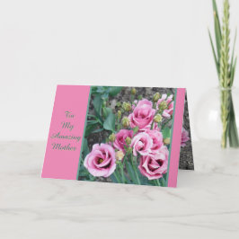 TILL MIN FANTASTISK MOR/ROSA ROS KORT