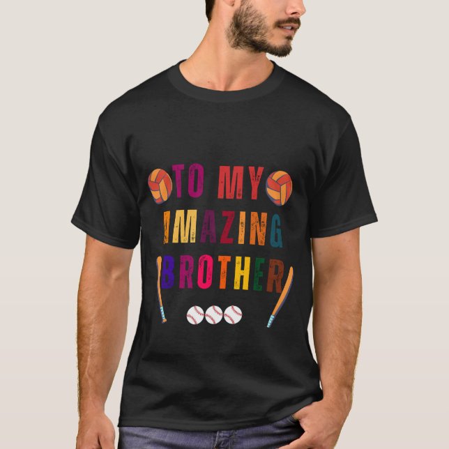 Till min fantastiska bror Brödernas dag T Shirt (Framsida)