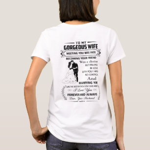 Till min fantastiska fru t shirt