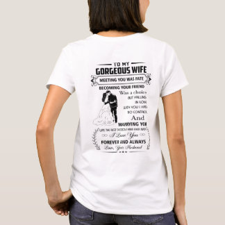 Till min fantastiska fru t shirt