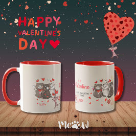 Till min favorit i Valentine Meow-Kattdjuret Mugg