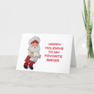 *TILL MIN FAVORITBAKER I CHRISTMAS" HELGKORT