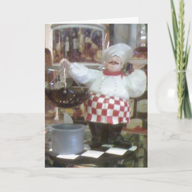 TILL MIN FAVORITCHEF PÅ HANS BIRTHDAY KORT (Framsida)