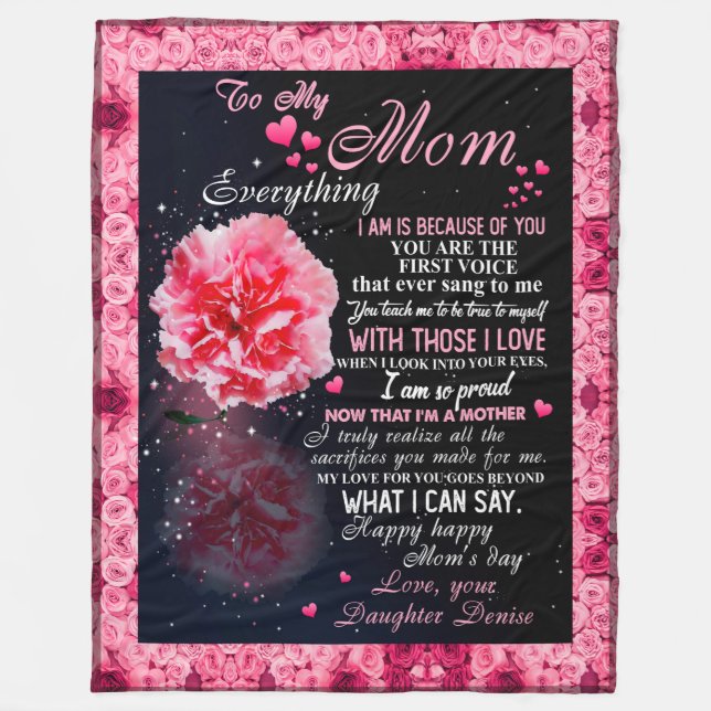 Till min filt från mamma från Little Girl, Blanket (Framsidan)