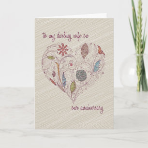 Till min fru-årskort kort
