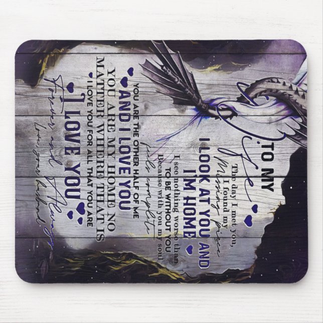 Till min fru | Besparade citattecken till frun | N Musmatta (Framsidan)