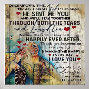 Till min fru Gift Helgdag Funny Gift Poster