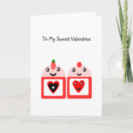 Till min gode Valentine Helgkort