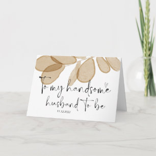 Till min Groom Make-Bröllopsdag Gifta sig Kort