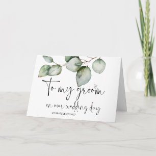 Till min grupp från Bride Gifta sig Bröllop Kort