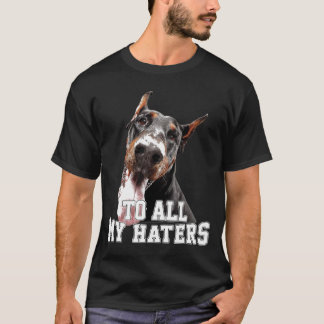 Till min Hater Doberman T Shirt