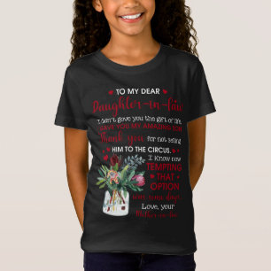 Till min kära dotter i juridik t shirt