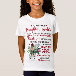 Till min kära dotter i juridik t shirt