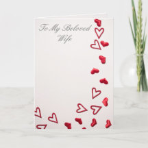 Till min kära fru Kärlek, med hela mitt hjärta