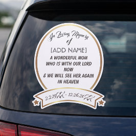 Till min kära mamma [LÄGG TILL NAMN] Bildsticker t Klistermärken