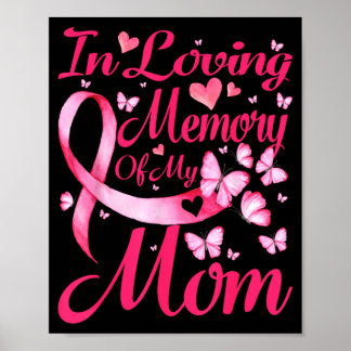 Till min kära mamma som minnes i kampen mot bröstc poster