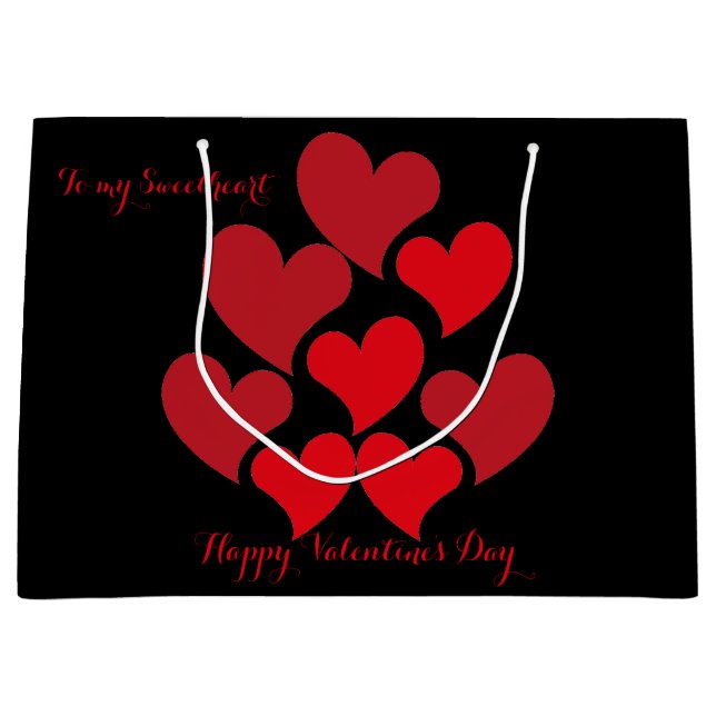 Till min kära rödhjärtans Mönster hjärtans dag (Framsidan)