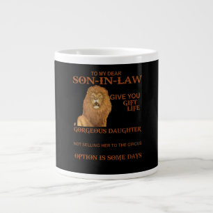 Till min kära son i juridik, så Ge jag dig inte gå Jumbo Mugg