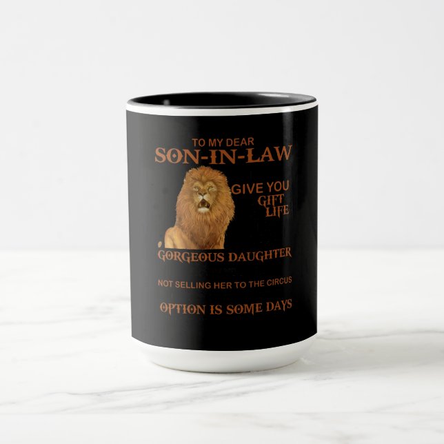 Till min kära son i juridik, så Ge jag dig inte gå Mugg (Center)