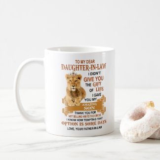 Till min kära svärdotter kaffemugg
