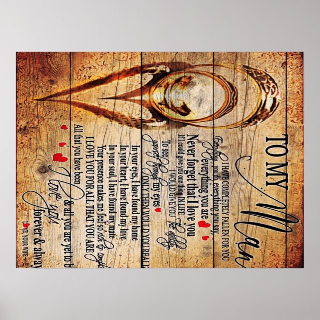 Till min Kärlek | Min nuvarande Make | Gått citatt Poster (Framsidan)