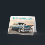 TILL MIN "KLASSIC SON" GER DIN BIRTHDAY KORT<br><div class="desc">TACK FÖR ATT JAG STOPPADE MED 1 AV MINA 8 LAGRINGAR!</div>