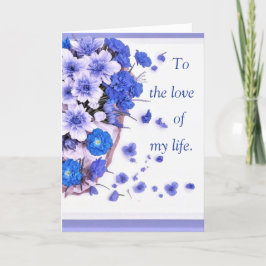 Till min livs kärlek Semesterkort för honom Helgkort