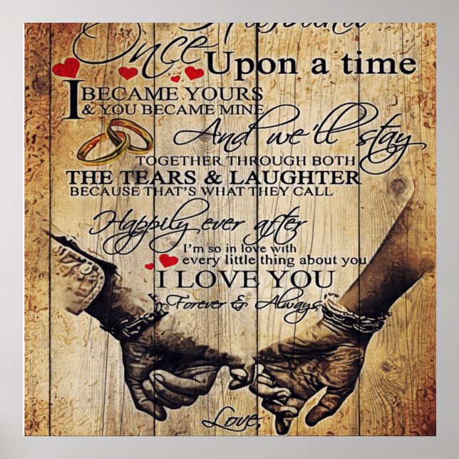 Till min Make | Brev för Make | Familjedekan Poster (Framsidan)