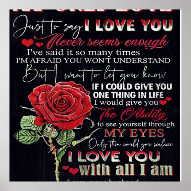 Till min Make Brev | Nuvarande ljus | Pappa Gift | Poster (Framsidan)