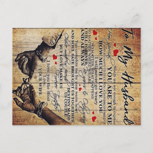 Till min Make-design Brev till honom Loful Gif Meddelande Vykort