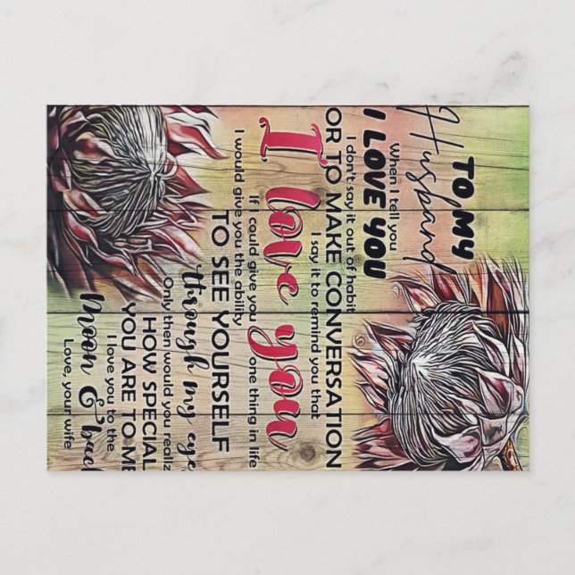 Till min Make-design| FamiljeDekoration | Vykort (Framsida)