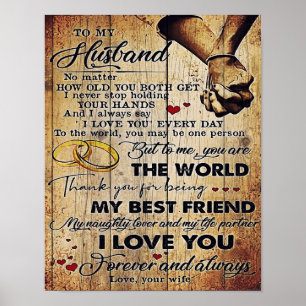 Till min Make-design Kärlek Brev till honom Poster