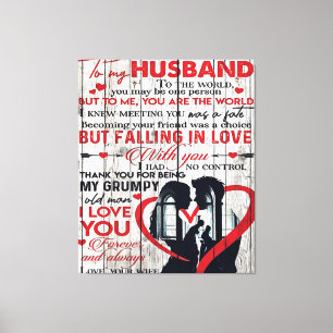Till min Make House Dekoration Gift Canvastryck