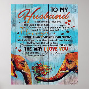 Till min Make House Dekoration Gift Poster