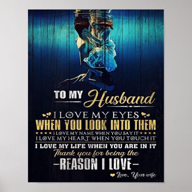 Till min Make | Kärlek citat till Far | Poster (Framsidan)