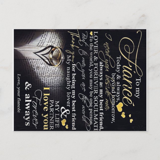 Till min make | Kärlekscitat till maken| Meddelande Vykort (Framsida)