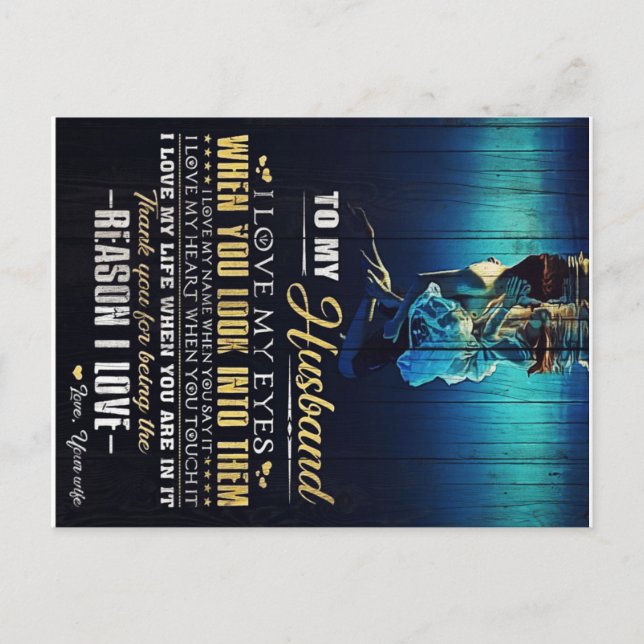 Till min make | Kärlekscitat till pappa | Meddelande Vykort (Framsida)