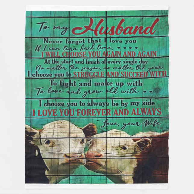 Till min Make | Nuvarande Cute Family Fleecefilt (Framsidan)