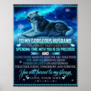 Till min Make-Varg-gåva, Make-födelsedagsgåva Poster