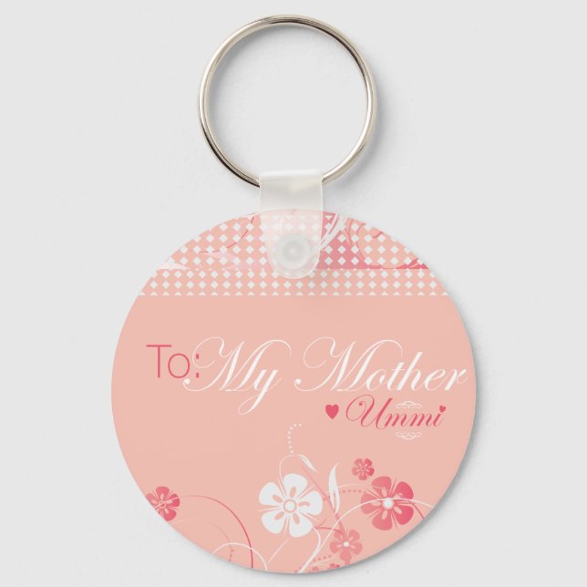 Till min mamma Ummi - Nyckelring (Framsida)
