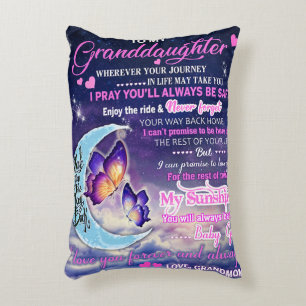 Till min mordotter Butterflies Birthday Gift Idea Prydnadskudde